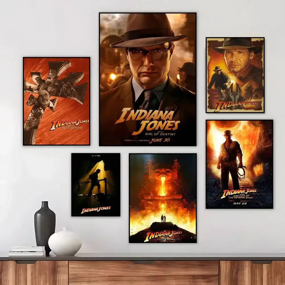 Indiana Jones and the great circle poster art HD canvas advanced aesthetic Printing Paper Wall Art for Living Room Home Decor