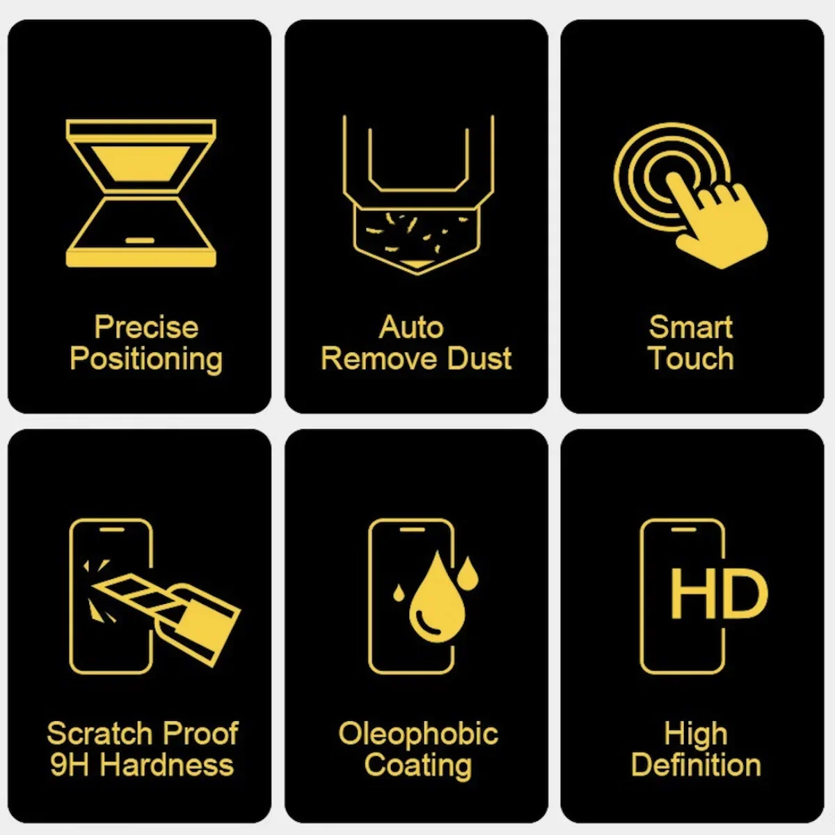 Protector de pantalla de vidrio templado para iPhone 2 piezas Anti-Voyeur para 17 16 15 Pro Max 14 Plus 13 12 Mini 11 XR XS HD transparente