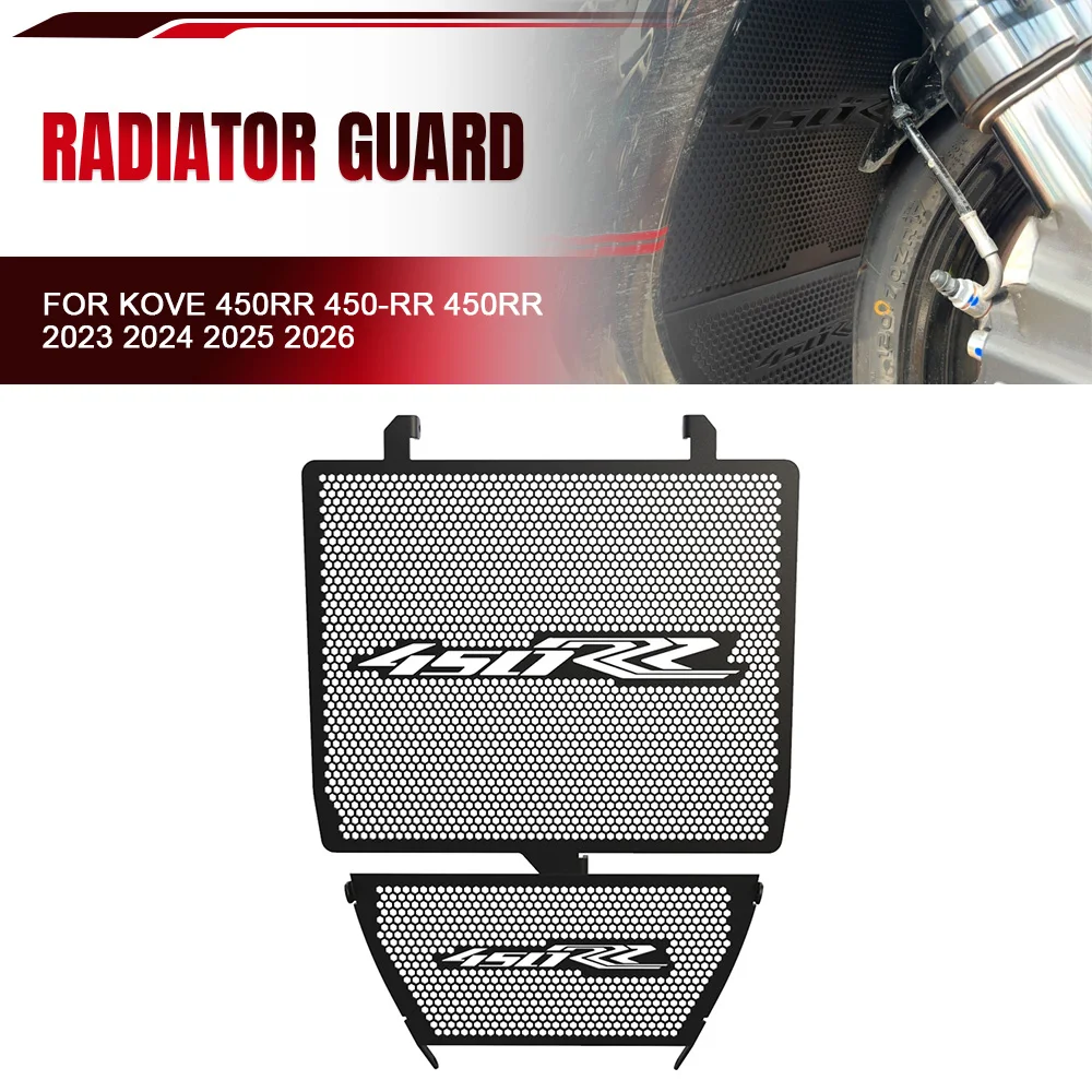 

For KOVE 450RR 450-RR 450RR 2023 2024 2025 2026 Motorcycle Radiator Guard Grill Water Tank Protector Protective Radiator Guard