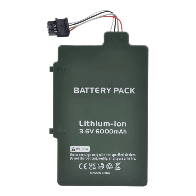 New 3.6V 6000mAh Wii U Gamepad Replacement Battery  for Nintendo WUP-012  WUP-001 Compatible with WUP-010 Li-Polymer