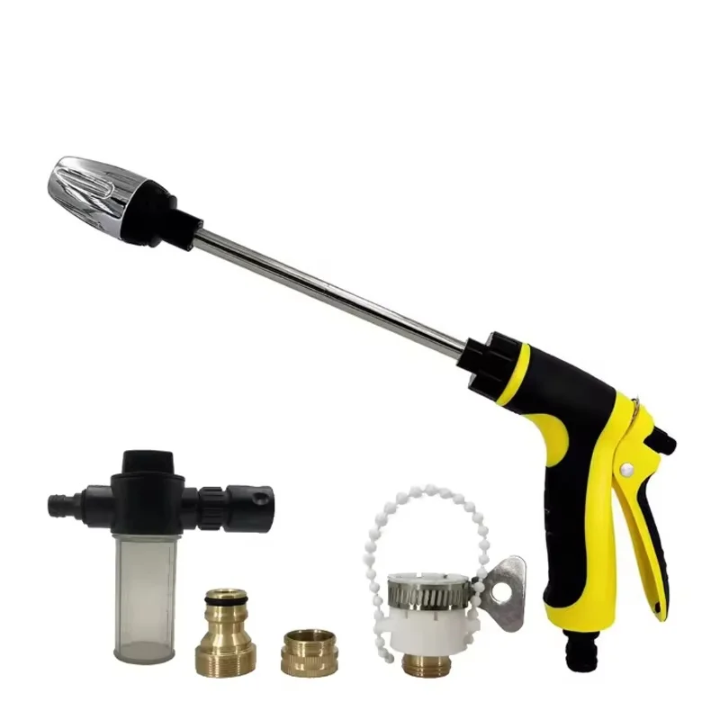 

New Portable Automobiles Cleaning Tool High Pressure Sprinkler Water Gun Car Washers Garden Watering Hose Nozzle Foam Lance ﻿