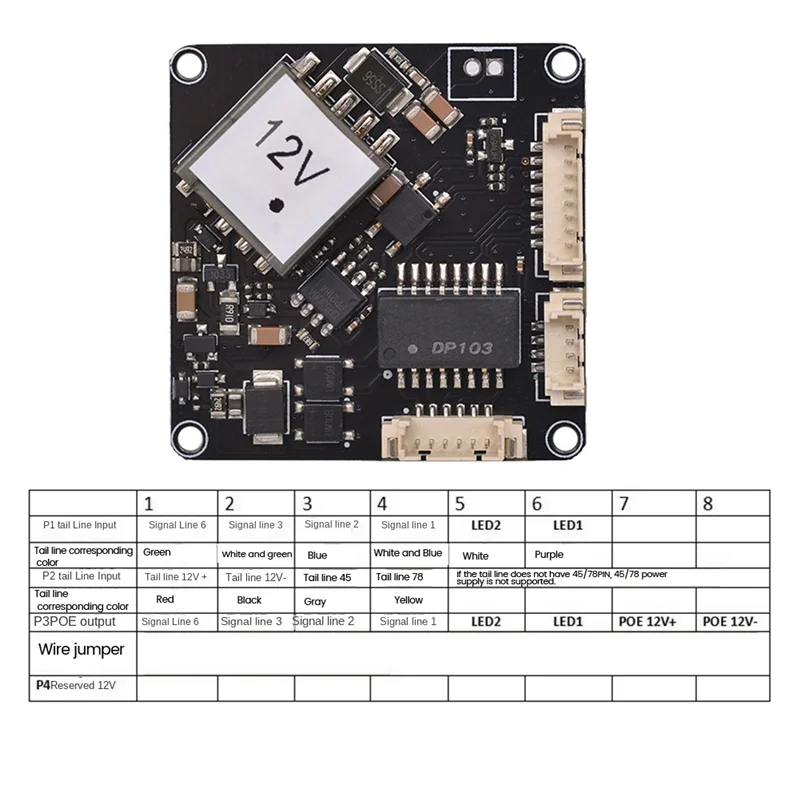【DESIGN SLEEK】 Componenti isolati ultra sottili del modulo POE DP3812HL Parti IEEE802.3Af per tutti i moduli IPC