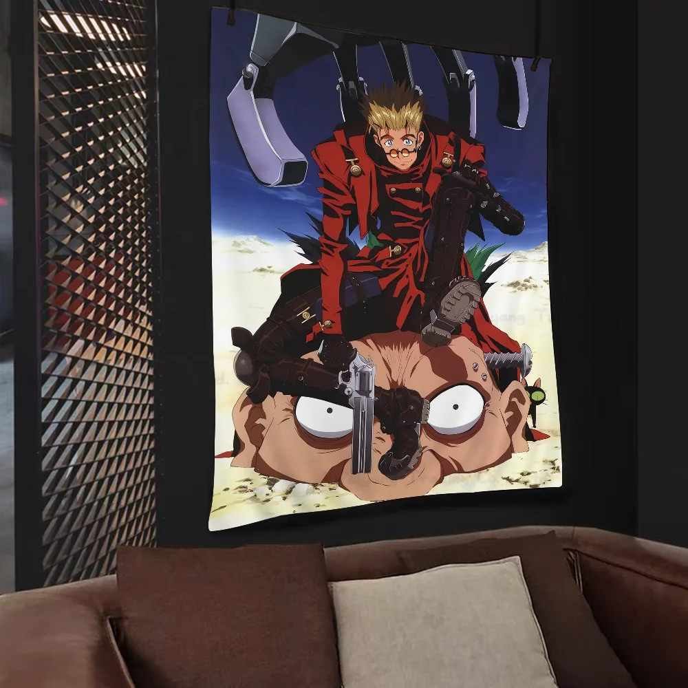 Anime Trigun DIY Wall Tapestry For Living Room Home Dorm Decor Wall Art Decor