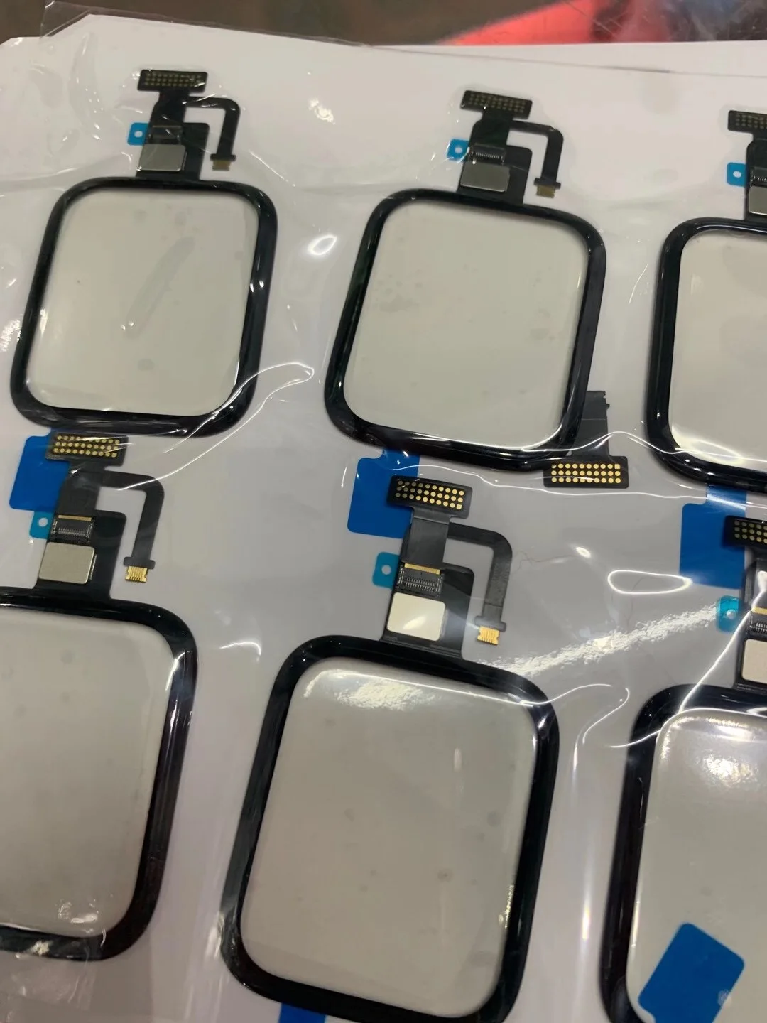 5pcs With OCA Touch Screen Digitizer Glass Lens Panel + OCA For Apple Watch series SE S5 S4 6 S7 2 3 4 5 38mm 42mm 40mm 44mm image 2