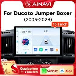 Ainavi 13.1 Inch For Fiat Ducato Citroen Jumper Peugeot Boxer Dodge Ram 2500 Car Radio Carplay Android Auto Multimedia Player 4G
