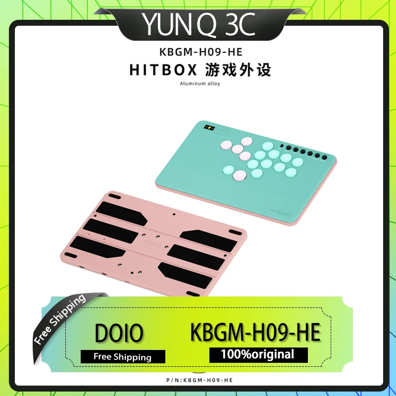 

DOIO HITBOX KBGM-H09-HE Magnetic Axis Gaming Keyboard Street Fighter Arcade Fighting Support PS5 Switch PC Steam
