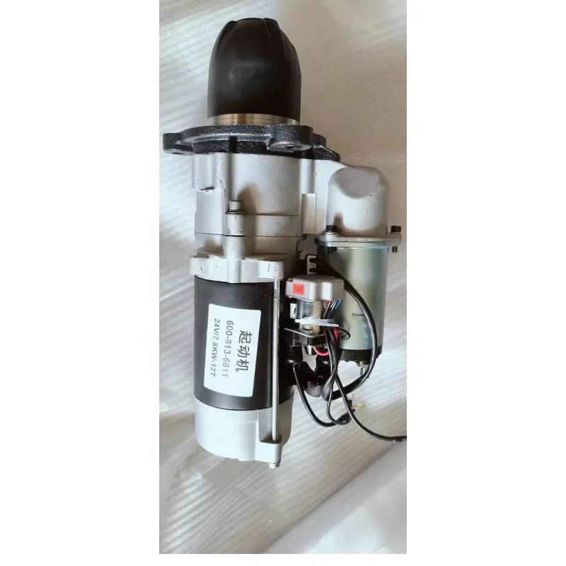 Excavator Parts 6D125 Engine Starting Motor 600-813-6610 600-813-6611