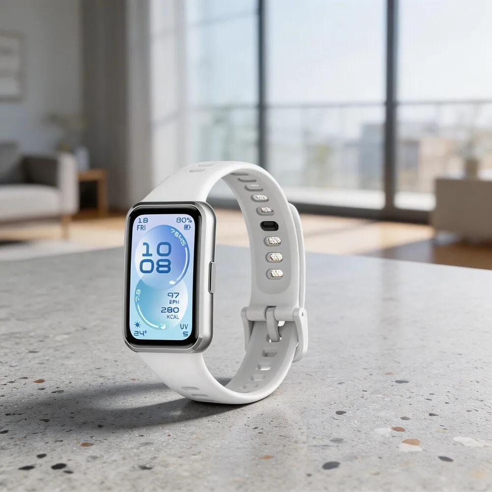 

Мягкий гибкий силиконовый ремешок для HUAWEI Band 1111PRO, разработанный для активного образа жизни и комфортного использования в течение всего дня.