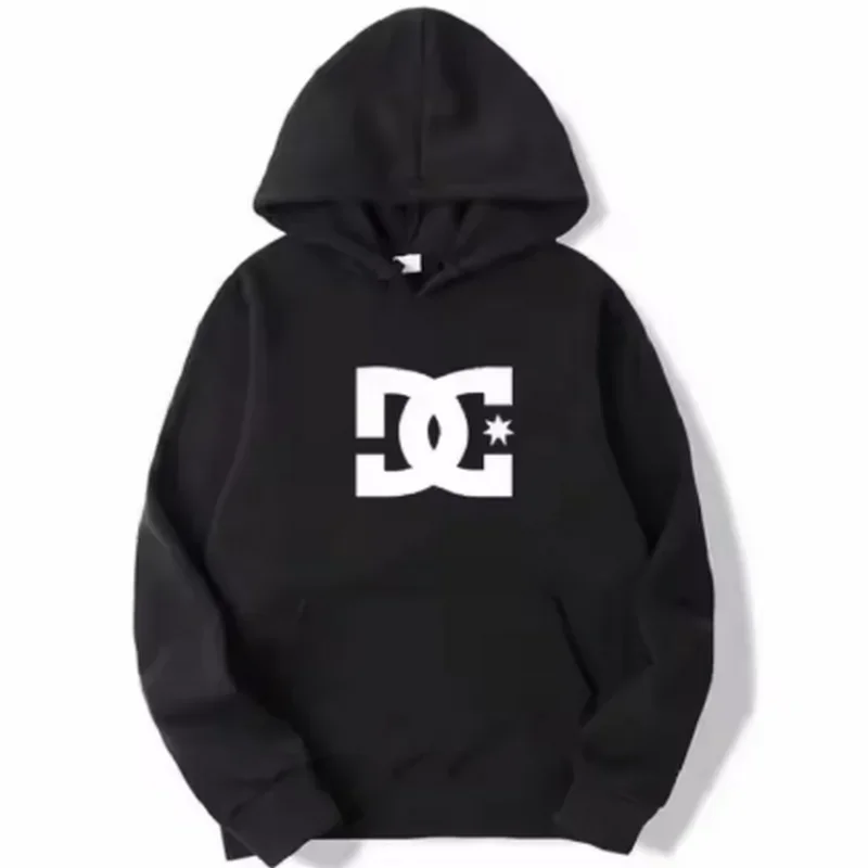 سترة بغطاء للرأس بأكمام طويلة للرجال والنساء على الموضة وبسيطة في الشارع لخريف وشتاء نمط صالة الألعاب الرياضية الكبيرة #6