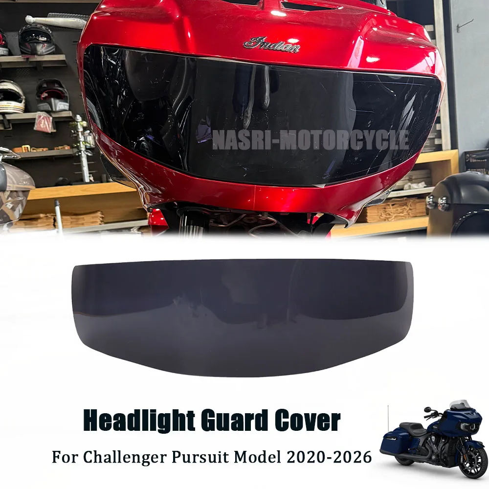

Motorcycle Front Headlight Cover Headlamp Protector Guard Fairing For Indian Challenger Pursuit Dark Horse Limited Elite 2020-26