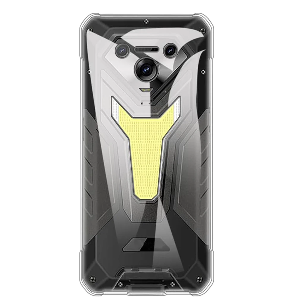 غطاء زجاجي + سيليكون 2 في 1 لهاتف Ulefone Armor 34 Pro 34Pro 6.95 بوصة واقي شاشة من الزجاج المقسى لهاتف Ulefone Armor 34 #3