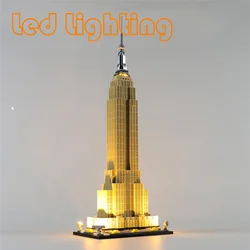 Lighting Set For 21046 Empire State Buildings Architecture Not Include Building Block (Only Led Light Kit)