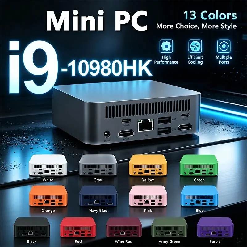 Mini PC Core I9 10980HK 4K HD