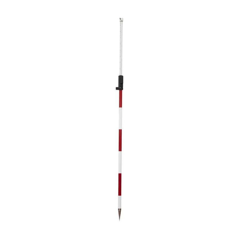 2PCS  2.15m Telescopic Red/White Detail Pole