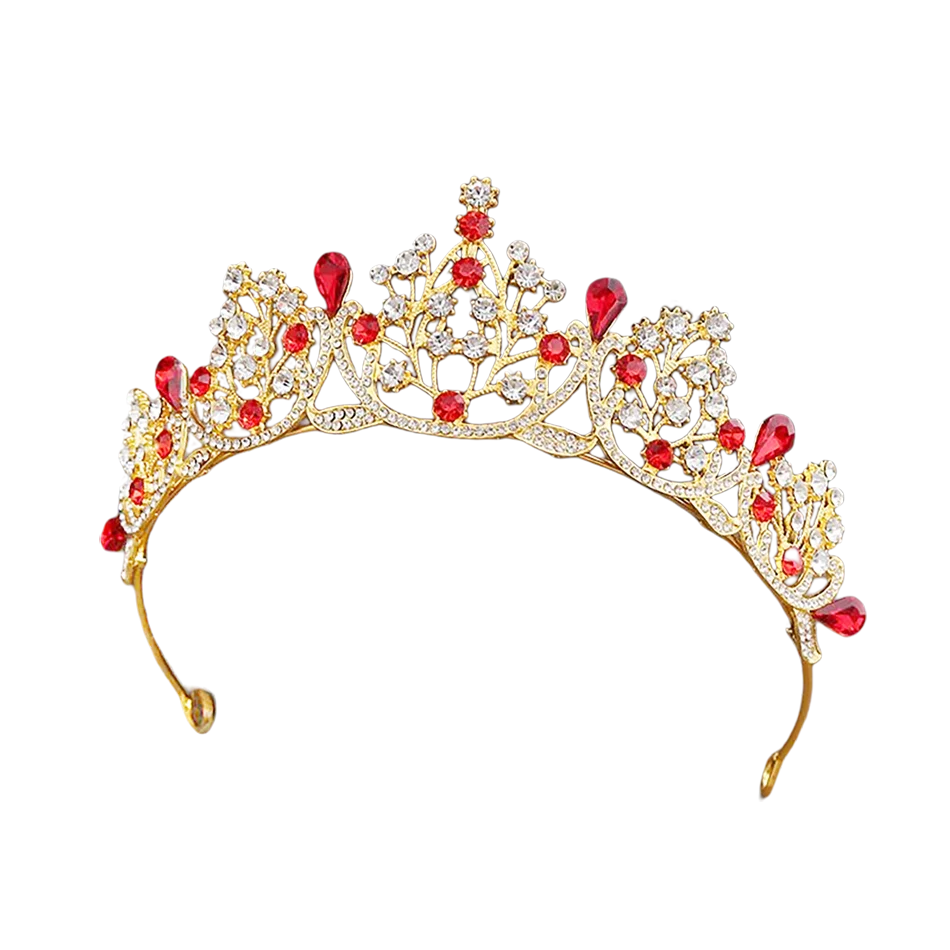 Crystal Rhinestone Tiaras And Crowns More Color Queen Princess Crown Diadems Wedding Party Hair Accessories Girls Head Jewelry