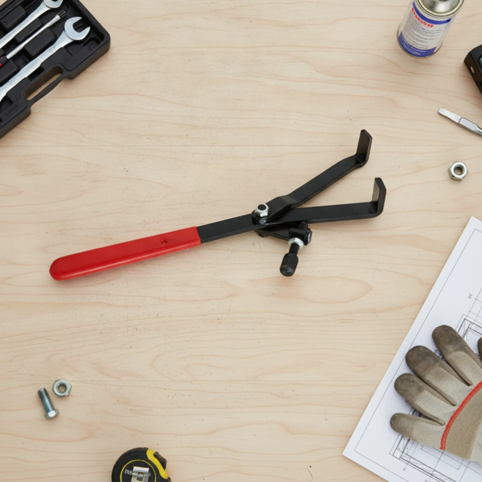 flywheel-wrench-adjustable-pulley-removal-tool-variator-holding-tool-sturdy-flywheel-puller-strong-for-diyers-scooter-repair