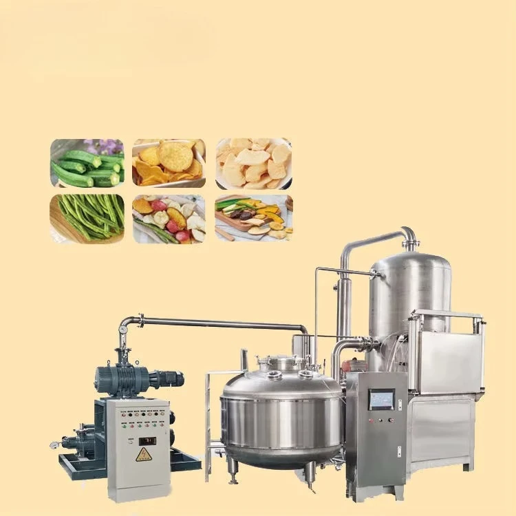 Industrial Fruit and Vegetables Vacuum Frying Machine Low Temperature Vacuum Fryer Machine - view 3