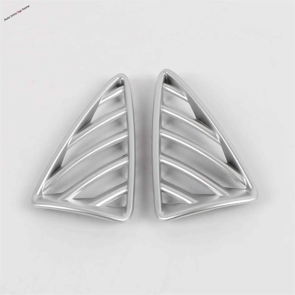 

ABS Plastic Car Front Dashboard Upper Air Conditioning Outlet Vent Cover Trim Accessories Fit For Mazda CX-3 CX3 2016 - 2023