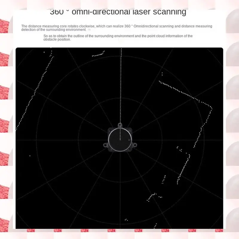 1 комплект DTOF Lidar Sensor, дальномер по времени и полету, последовательный порт UART STL27L, датчик лидара ABS