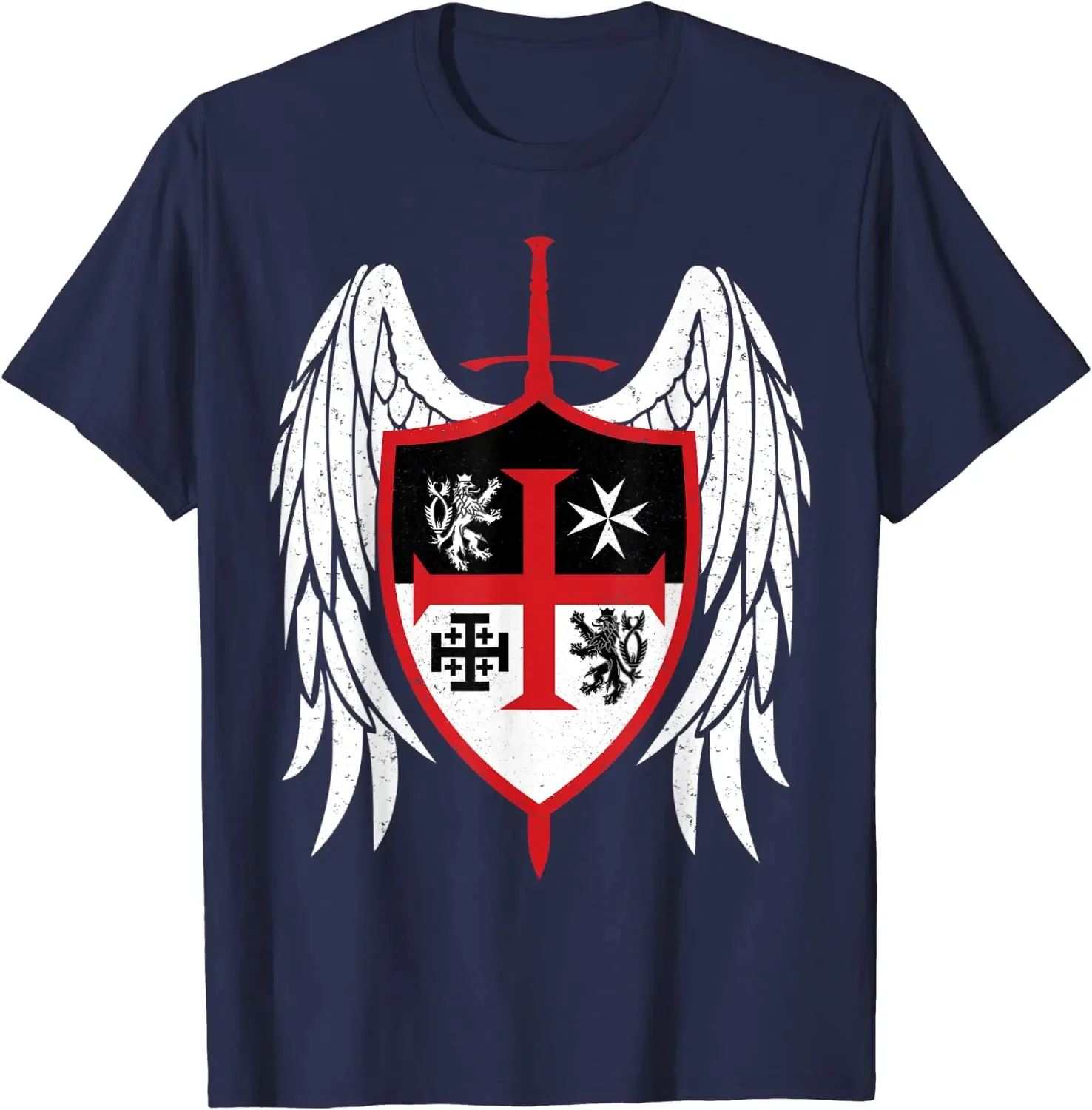 Knights Templar Hospitallers Crusaders Cross Men T-Shirt Short Sleeve Casual 100% Cotton O-Neck Summer TShirt