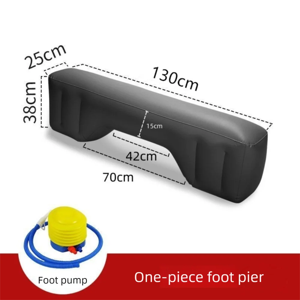 

Inflatable Car Inflatable Bed Gap Padding Practical Back Seat Air Mattress Black Multifunctional Rear Clearance Pad