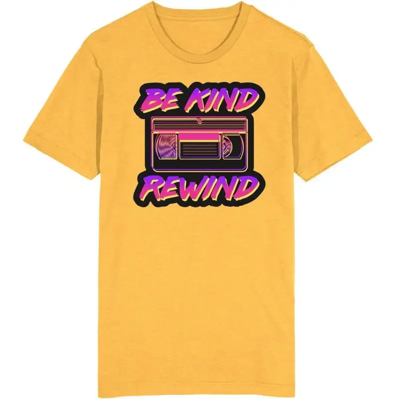 Be Kind Rewind Vintage Vhs Movies T Shirt