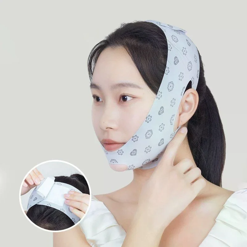 Double-Chin Reducer Face Slimming Bandage V Shaped Mask Strap Face Lifting Belt Tightener Slim Strap Anti Wrinkle Skin Care Tool