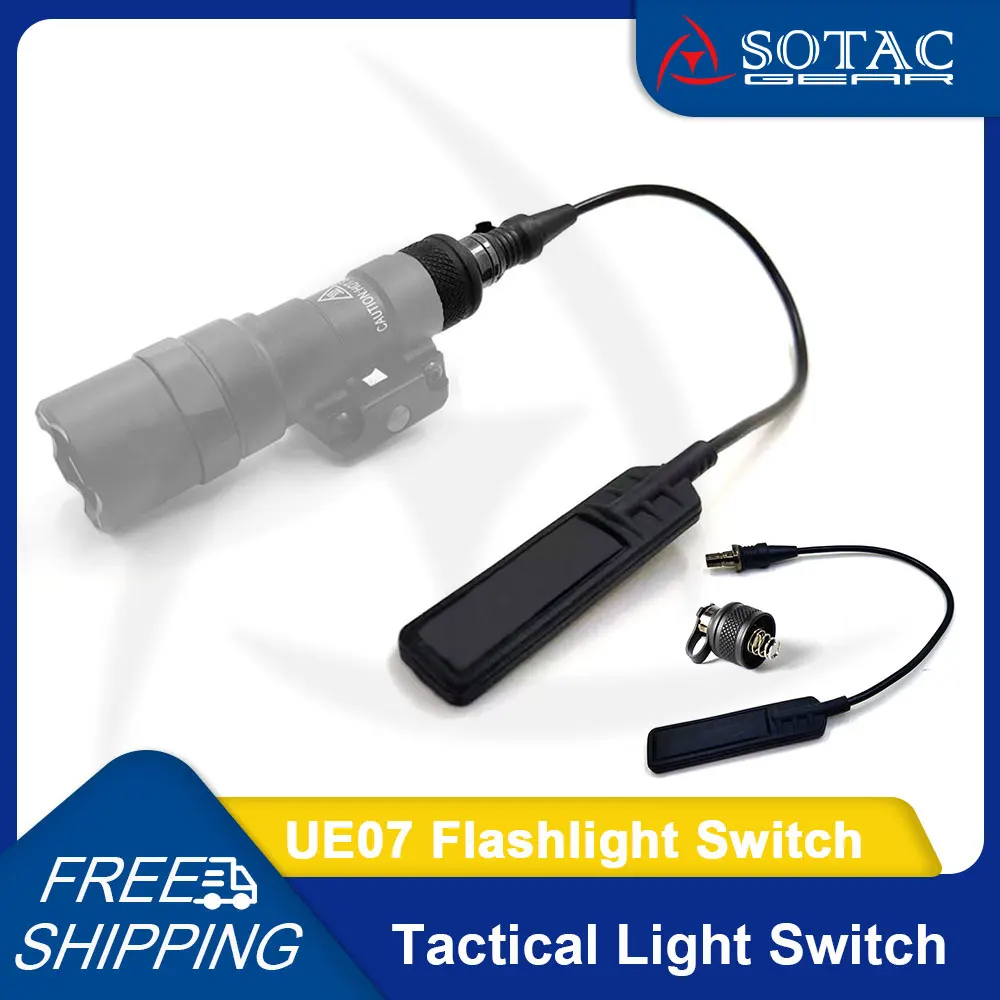 SOTAC UE07 WeaponLight Switch Assembly for SF PLHv2 Flashlight Remote Switch Assembly Tactical Scout Light Hot Button