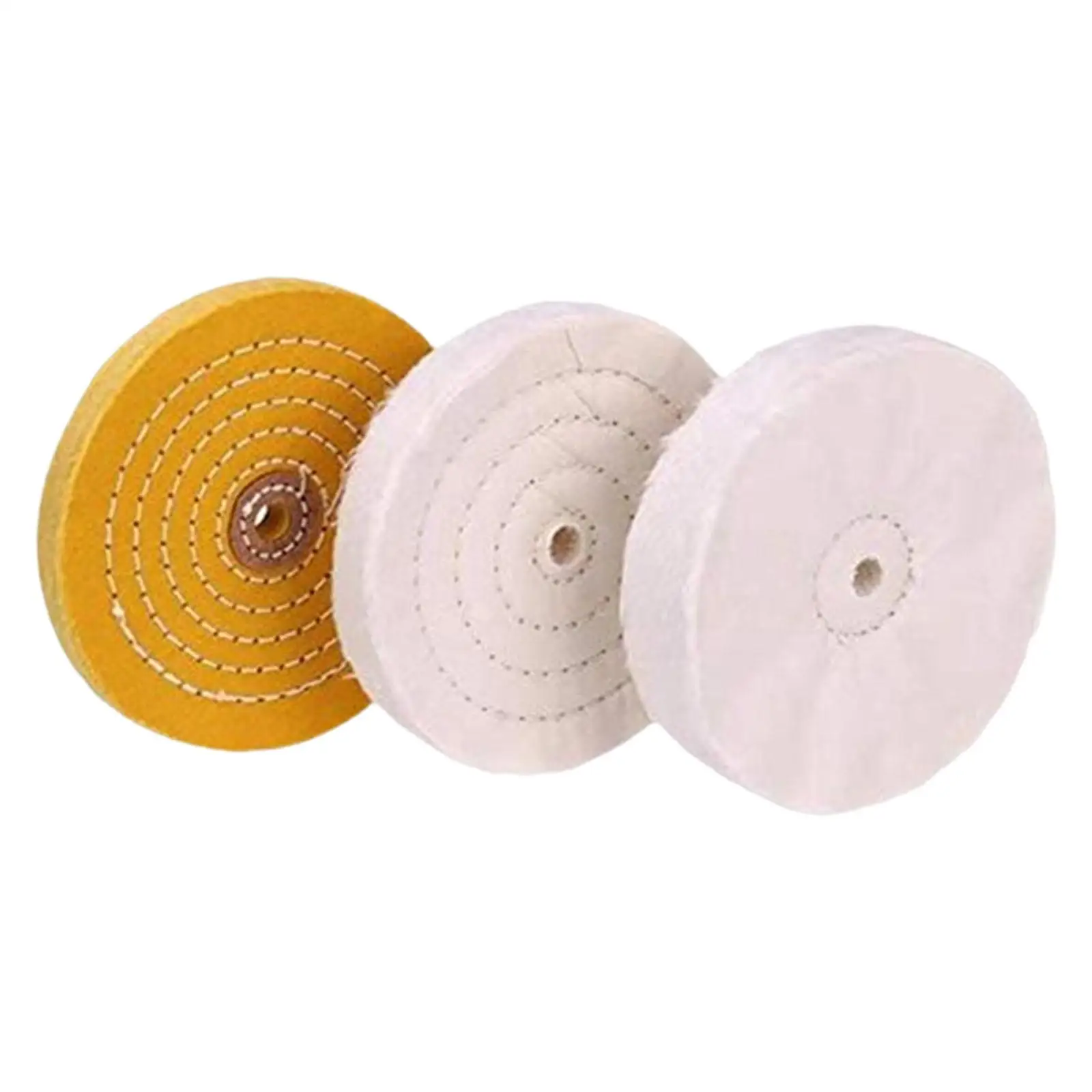 

3 Pieces Buffing Polishing Wheels Convenient for Auto Body Cast Iron Glass