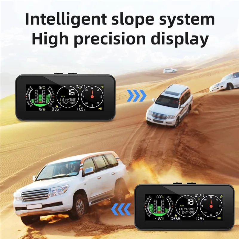 

Trending M60 Car Digital Display GPS Smart Inclinometer Tilt Pitch Angle Inclinometro Auto HUD Intelligent Slope Meter