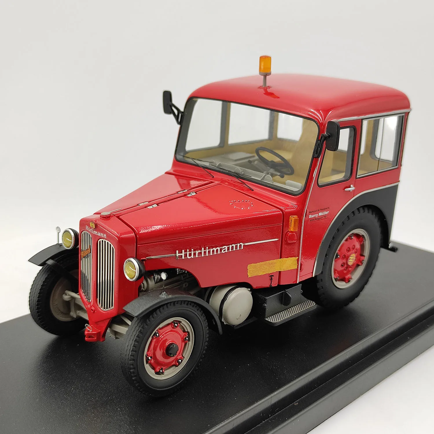 MOMINIATUR 1/32 مقياس هيمان D800 الراتنج جرار نموذج تحصيل لعبة هدية تذكارية عرض حلية #3