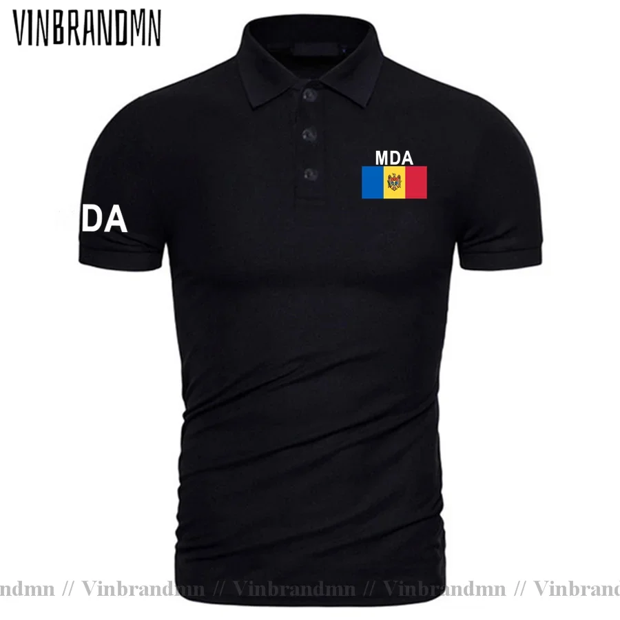 Moldova Moldovan MDA MD Polo shirts Men Fashion Brand Shirt Country Flag Design 100% Cotton Nation Team Clothing Hipster Polos