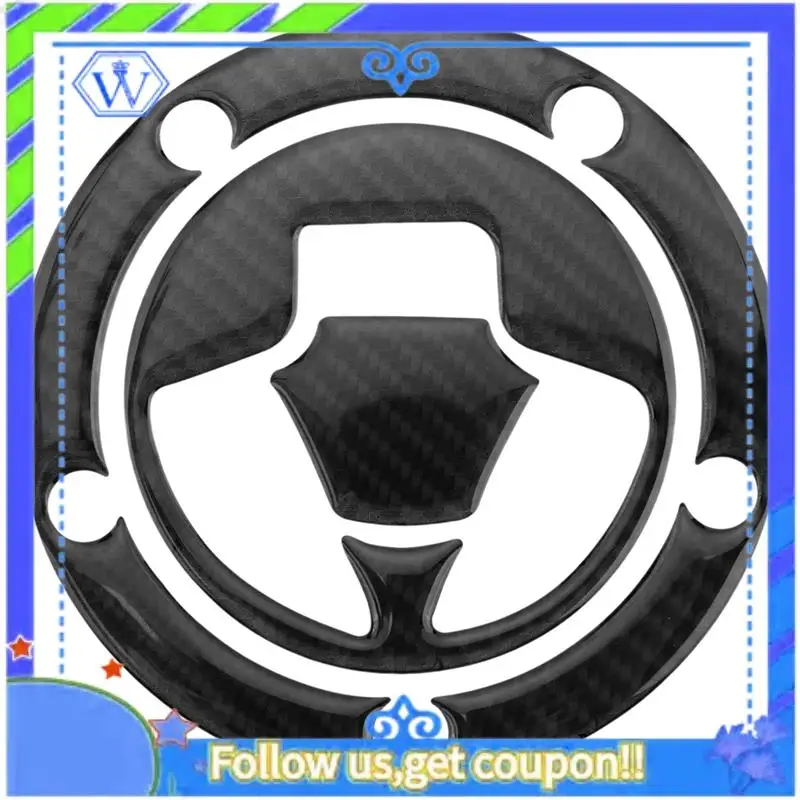 

M46K-Carbon Fiber Fuel Gas Oil Cap Tank Pad Tankpad Protector Sticker For Ninja ZX6R ZX10R Z1000 Z1000SX Z800 Z750 Z650 ER6N