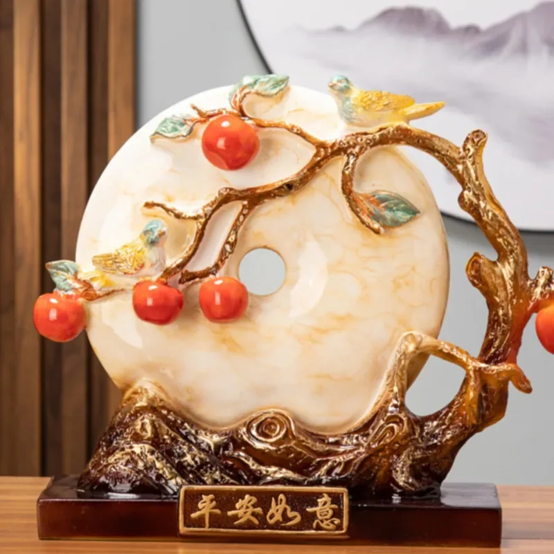 

Chinese Creative Persimmon Decor Accessories For Home Living Room Porch Cabinet Unique Gifts To Send Friends for Prosperity