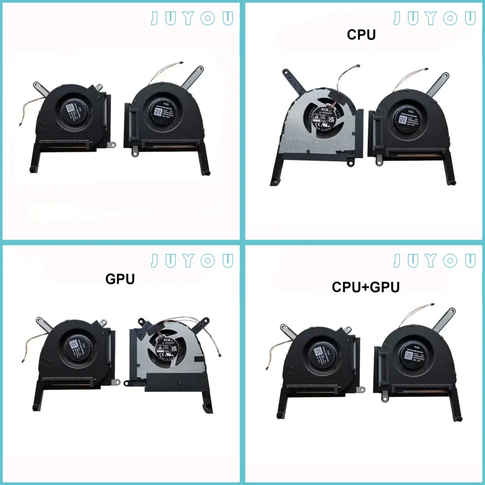 Replacement Cooling Fan for ASUS TUF Gaming F15 FA507R FX507 FX707ZR FA707 Laptop Cooling Fan High Performance Quiet CPU Fan