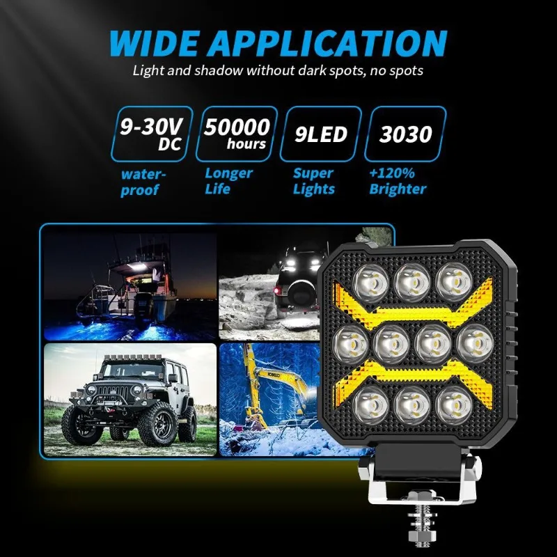 

Spot Led Off Road Lights Super Bright Driving Fog Light Boat Lights Driving Lights Led Work Light s for Truck ATV SUV Boat