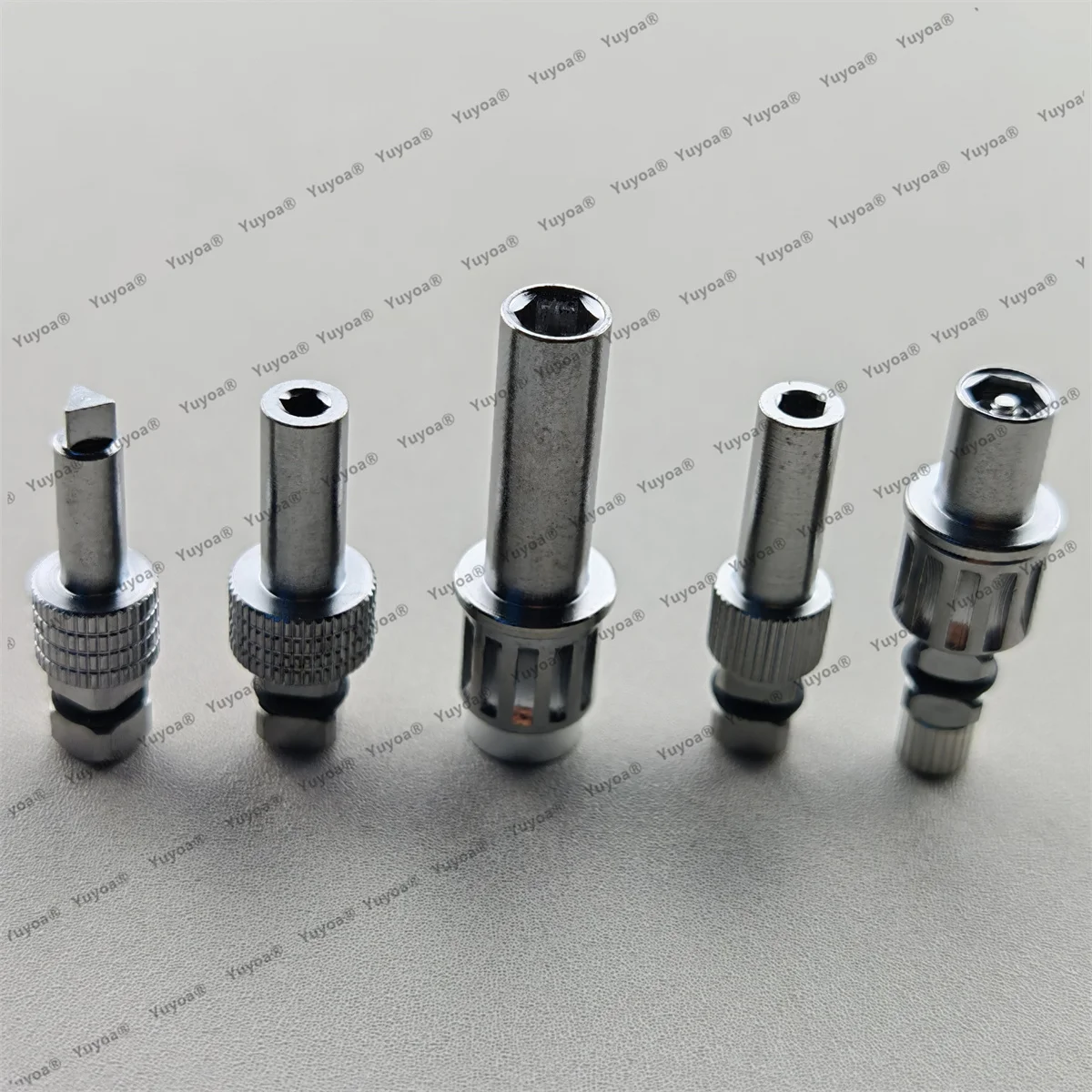 5pcs Dental MU Abutment Screwdriver Bearing /Gear /Square Compound Driver Torque Wrench Locator Universal Screwdriver