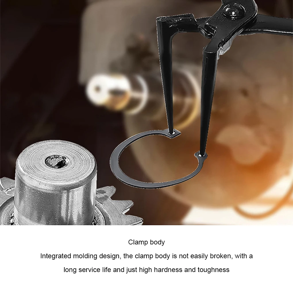 Long Nose Bent Retaining Clip Circlip Removal Tool。Snap Ring Pliers 90° Bent Nose Spring Loaded 90 Degree Circlip