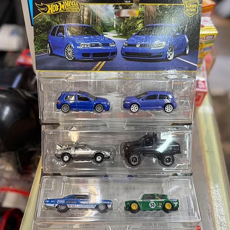 

Hot Wheels 1:64 Hbl96 Car Culture Series Cars Model Two-Car Suit Alloy Car Model Ford Golf Custom Collection Model Car Toy Gifts