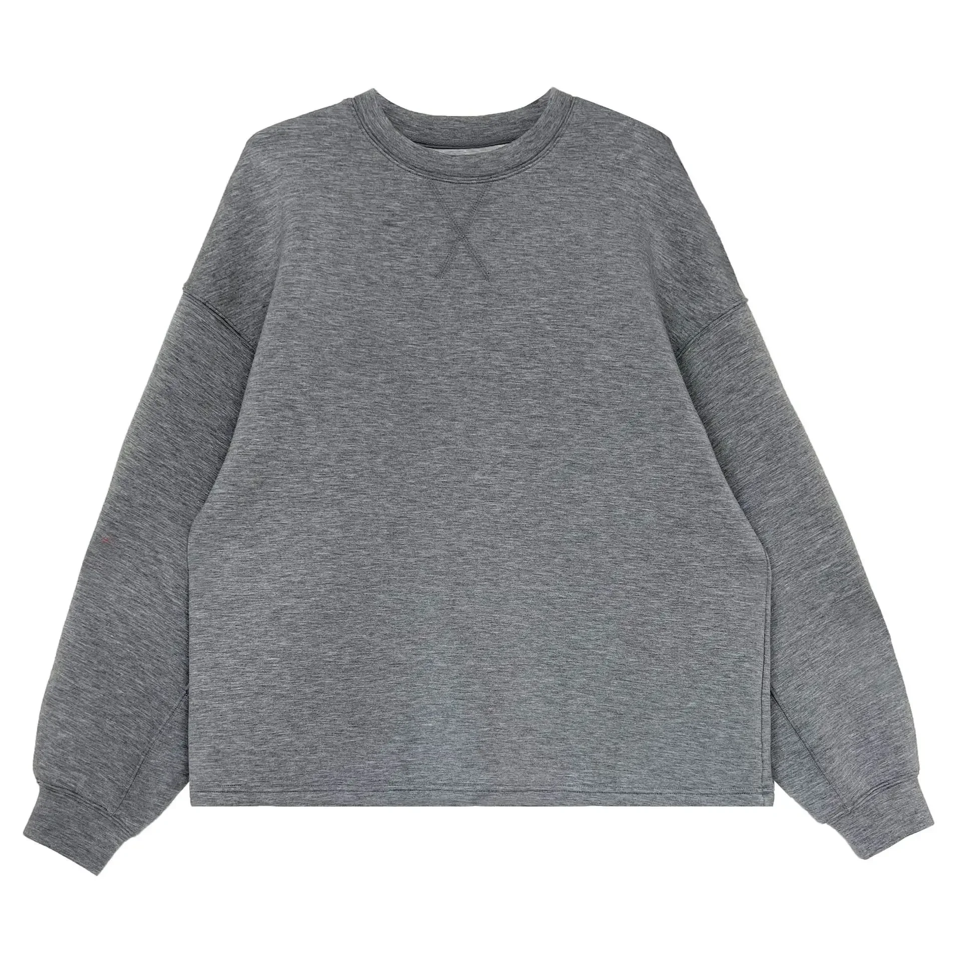 Loose round neck long-sleeved sweatshirt bottoming women\'s 2024 Korean style trendy versatile pullover top inner wear