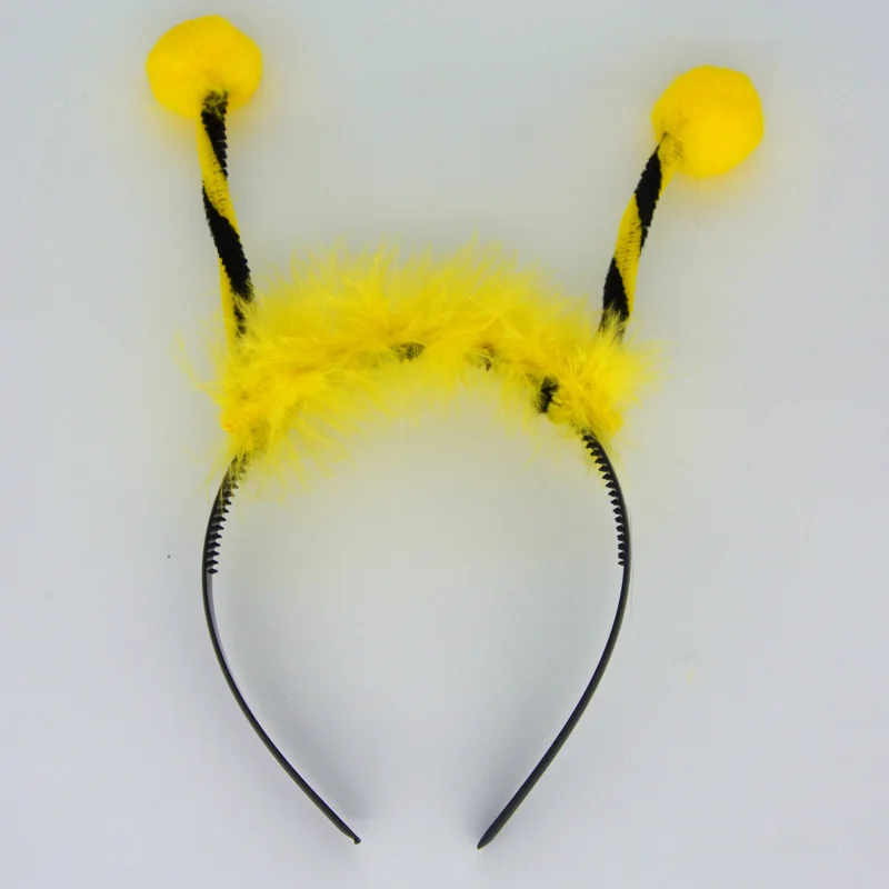 20pcs Bee Ant Fly Ladybug Headband Hair Band Antenna Gift Party Accessories Cosplay Costume   Halloween