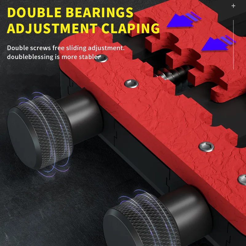 MÉCANICIEN-Gabarit de serrage universel à double roulements MR6 Air, montage de réparation, soudure de carte mère de téléphone portable, entretien