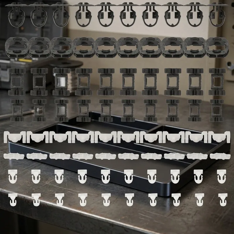 Bumper Fasteners Mounting Clips Perfect Match Fit Stable Characteristics Plastic Construction OEM Numbers Listed