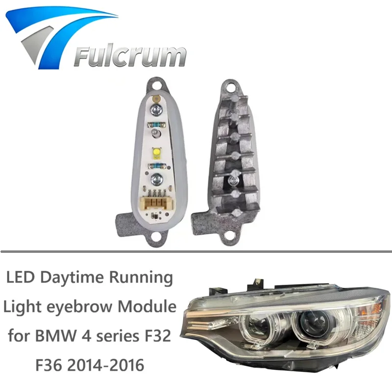 Headlight LED Daytime Running Light eyebrow DRL Module For BMW 4 Series F32 F36 1305715257 1305715258 Control Unit 2014-2016