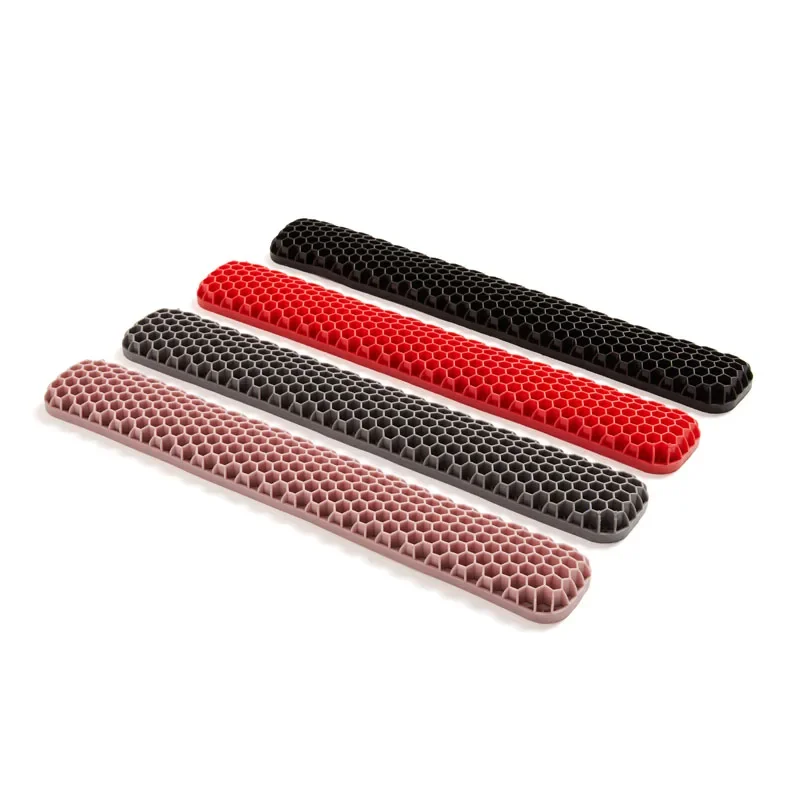 

High elastic TPE keyboard wrist rest breathable honeycomb structure care pad wrist washable