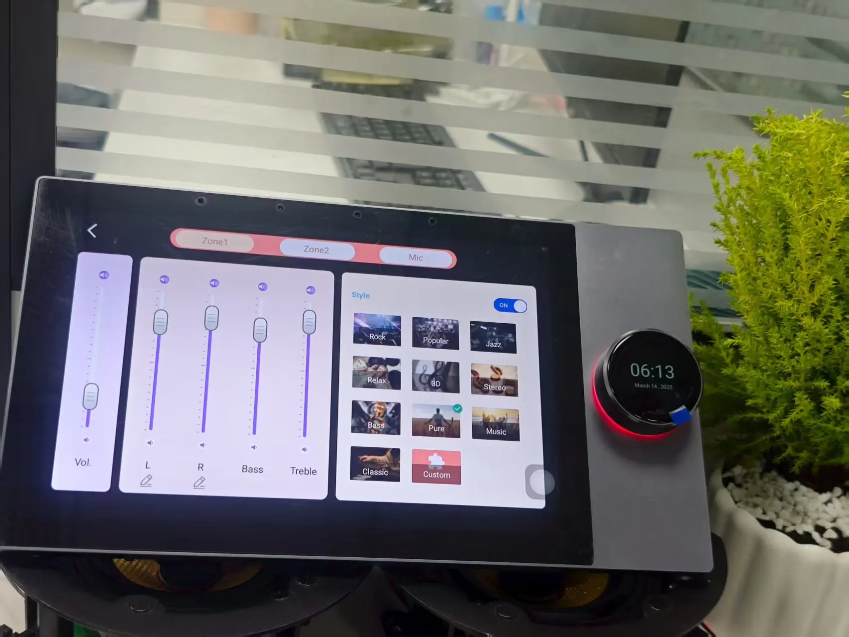 10 - Inch Smart Hotel Central Control Panel Intelligent Control With WiFi Zigbee Music Integration Tuya App Compatible