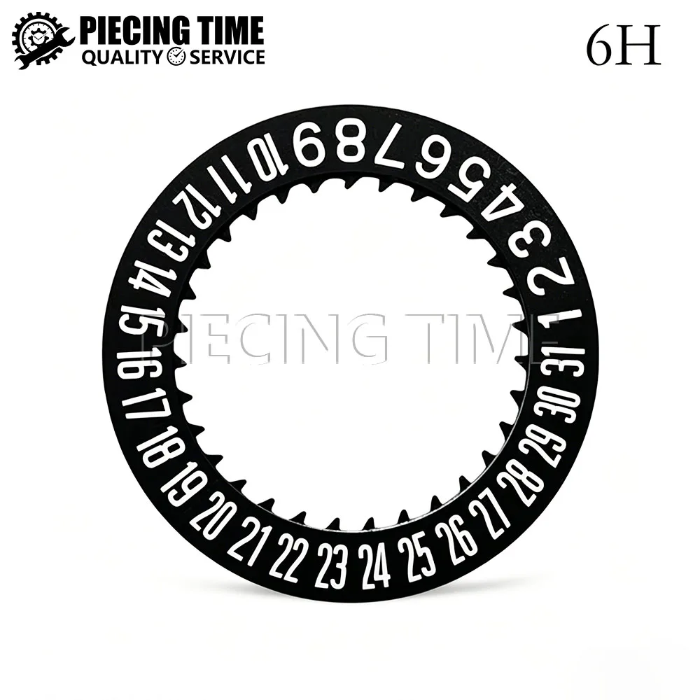 NH35 NH36 Movement Day Date Dial Calendar Wheel，3/6 O'clock Position Replacement Dial for SKX007 SKX009 Watch Modification