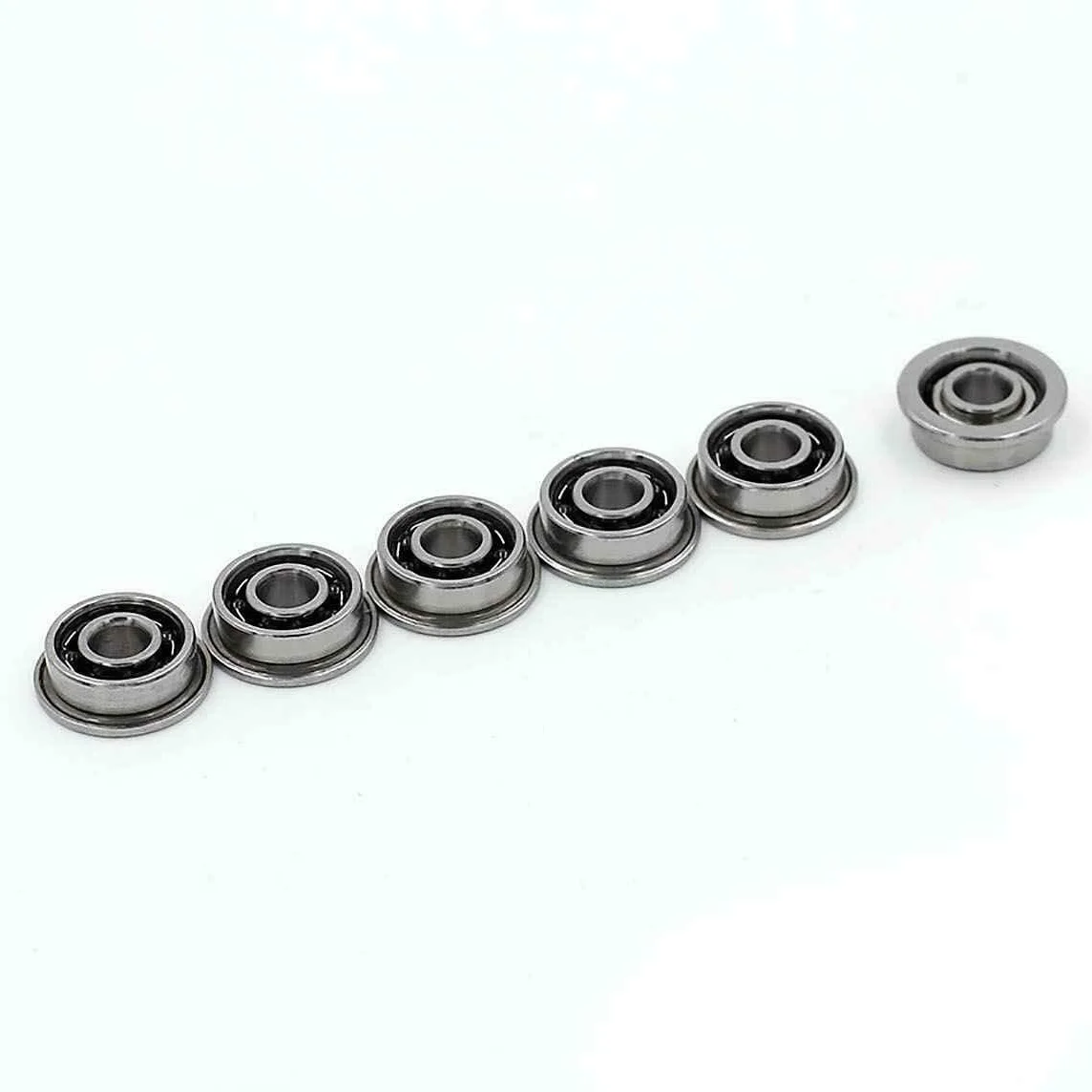 Krytac 6pcs 8mm /9mm CNC Steel Precision Ball Bearing Bushings set for Ver.2/3/5/7 AEG Gearbox