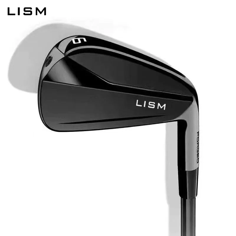 LISM Golf Clubs 790 club head set of brand new black golf iron club 7Pcs 790 golf club iron cover 4-9P with Headcover