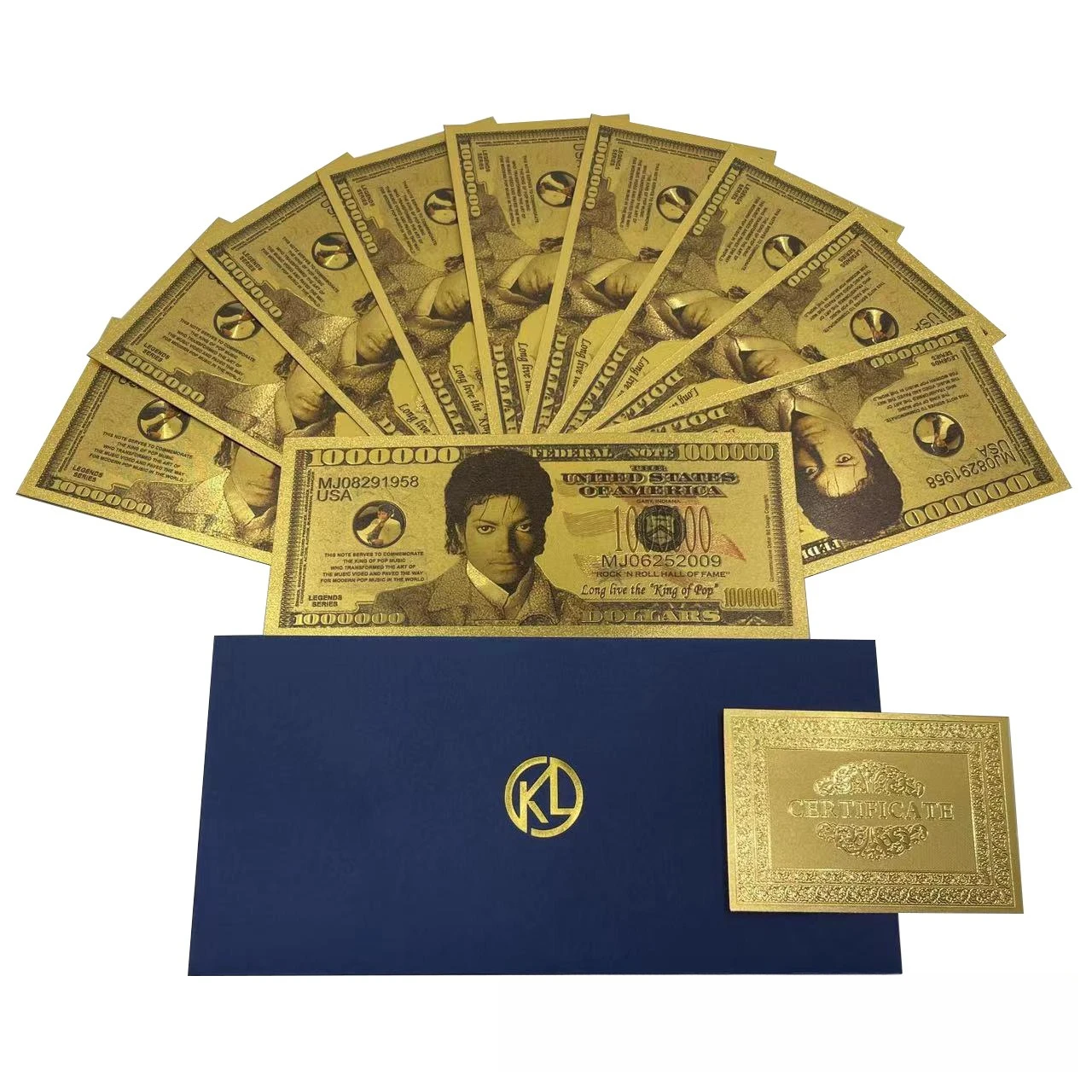 마이클 잭슨 기념 티켓 카드 - 수집가용 팬 기념품, 음악 애호가를 위한 감성적인 추억 선물